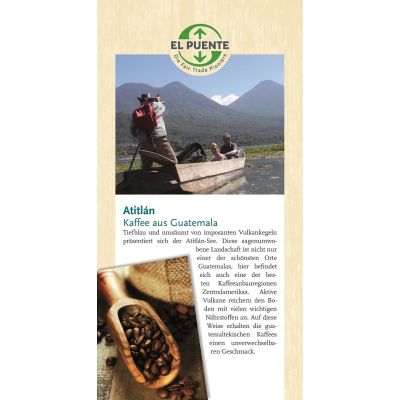 Flyer - Atitlan Kaffee aus Guatemala