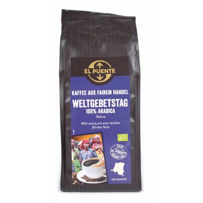 Weltgebetstag - Bio-Kaffeebohnen 250 g