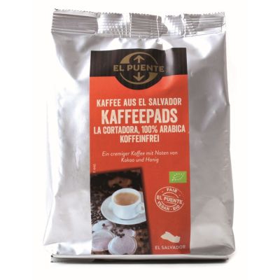 Bio-Kaffeepads La Cortadora 18 Pads entkoffeiniert