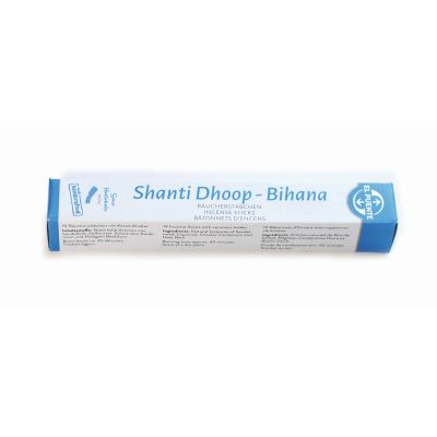 Räucherstäbchen "Shanti Dhoop - Bihana"