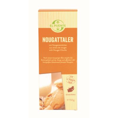 Nougattaler - Mürbekekse mit Nougatstückchen