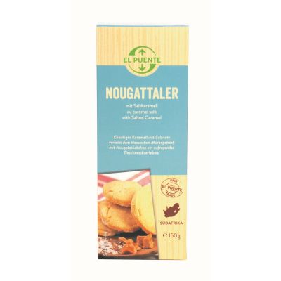 Nougattaler - Mürbekekse mit Nougat & Salzkaramell