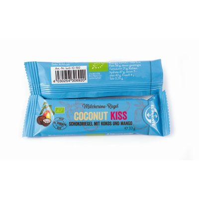 Coconut Kiss Bio-Schokoriegel mit Kokos & Mango