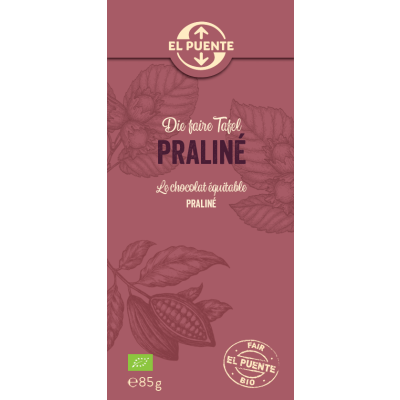 Die faire Tafel Bio-Schokolade Praliné