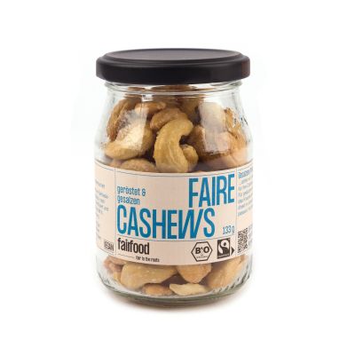 Bio-Cashewkerne geröstet & gesalzen