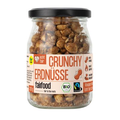 Bio-Crunchy Erdnüsse mit Paprika geröstet