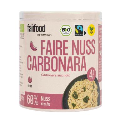 Vegane Bio Nuss-Carbonara aus Cashew & Paranuss