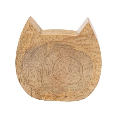 Holzschale "Katze"