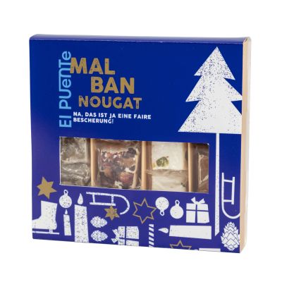 Weihnachtlicher Malban-Nougat - Leb. Confectionery