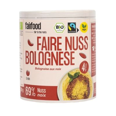 Vegane Bio Nuss-Bolognese aus Cashew & Paranuss